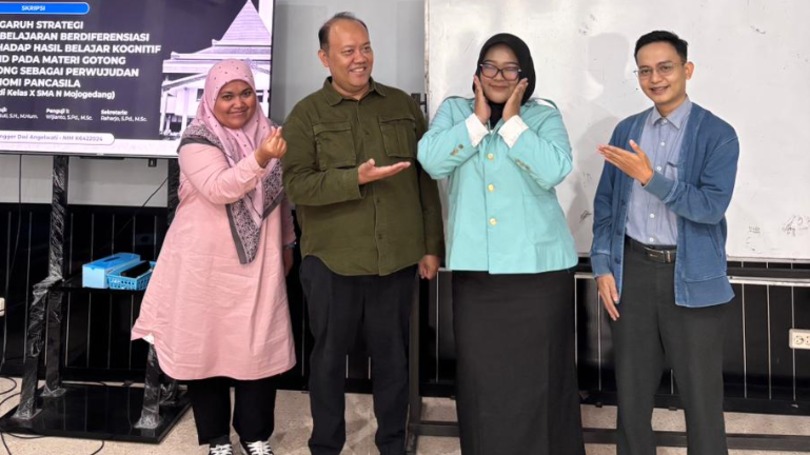 Dengan Kompetensi dan Kedisiplinannya dalam Konsultasi Cindy Berhasil Lulus Sidang Tugas Akhir Skripsi